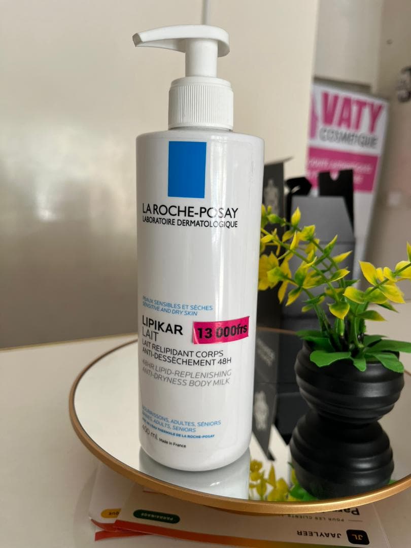 La Roche-Posay Lipikar Lait Relipidant Corps anti-dessèchement 48H, flacon 400 ml