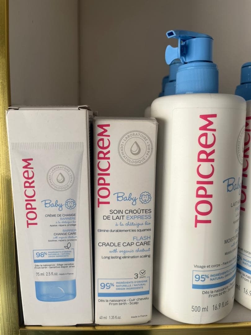 Topicrem Baby Crème de Change Barrière à la châtaigne bio, tube 75 ml