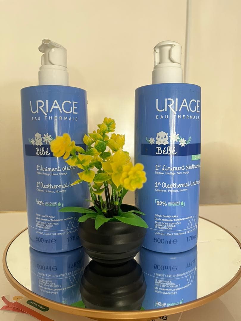 Uriage Bébé 1er Liniment Oléothermal pour le siège, flacon 500 ml dès la naissance